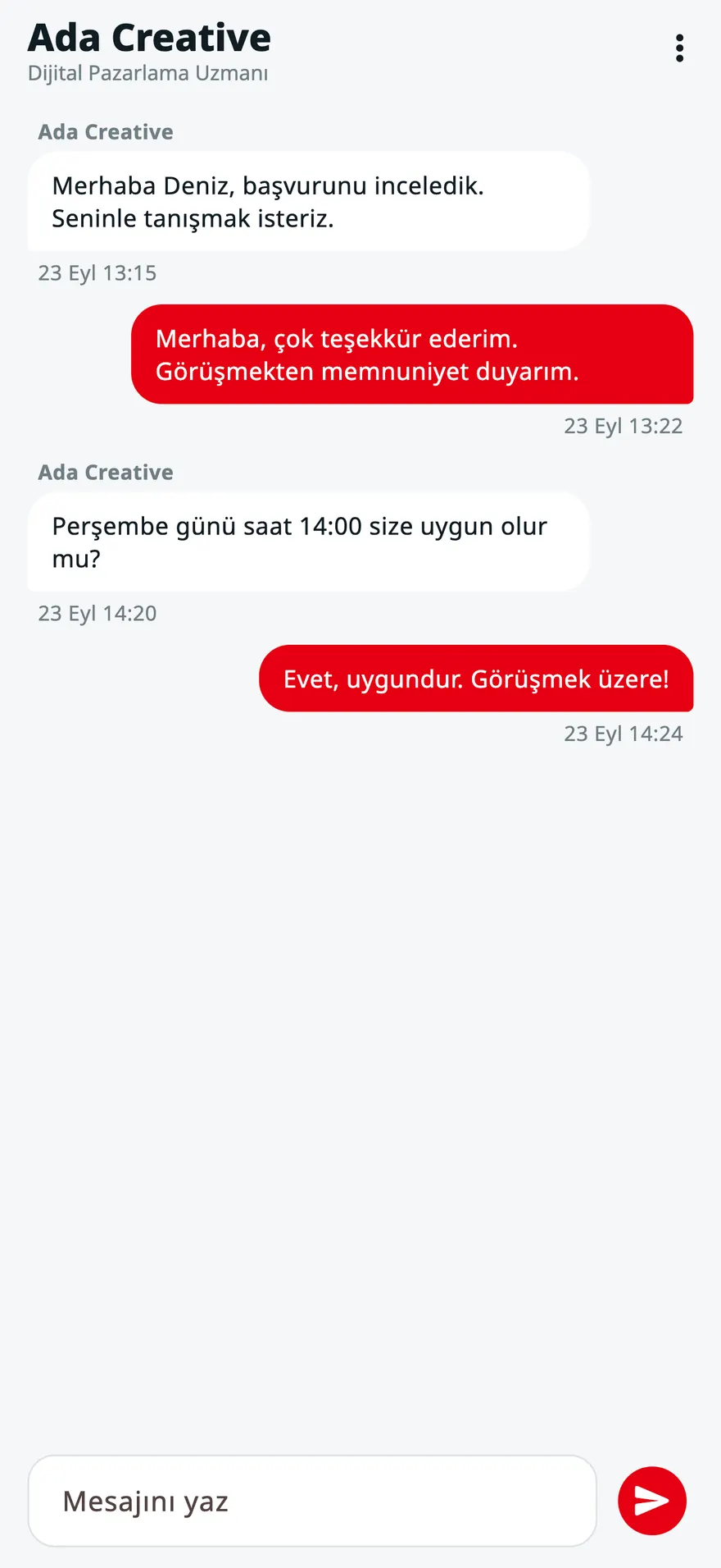 Mesajlar