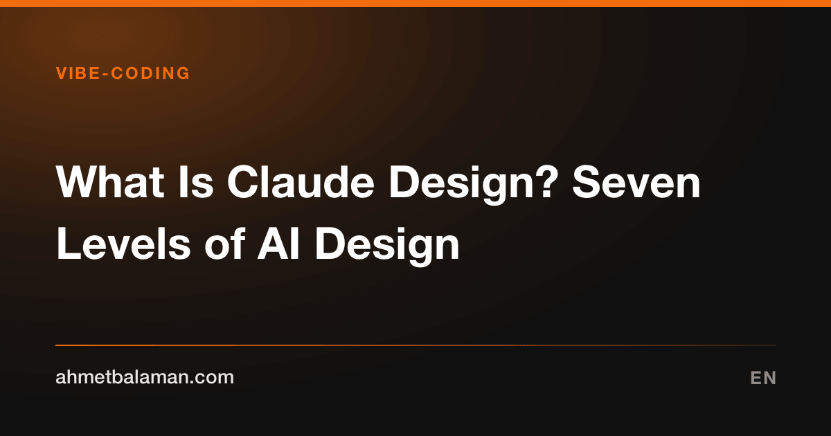 What Is Claude Design? Seven Levels of AI Design